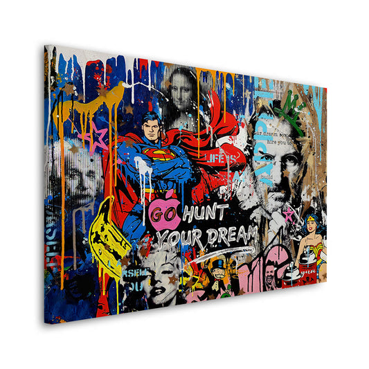 Wandbild Pop Art Stars