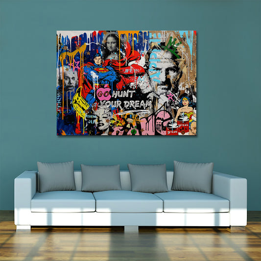 Wandbild Pop Art Stars