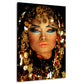 Kleopatra Wandbild einer arabischen Königin im Gold Style