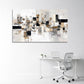 Abstrakt Stadt Geometrie moderne Kunst Wandbild
