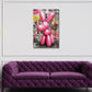 Ballonhund Pop Art pink Skulptur modern Wandbild
