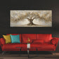 Baum Landschaft goldene Blätter Natur Wandbild