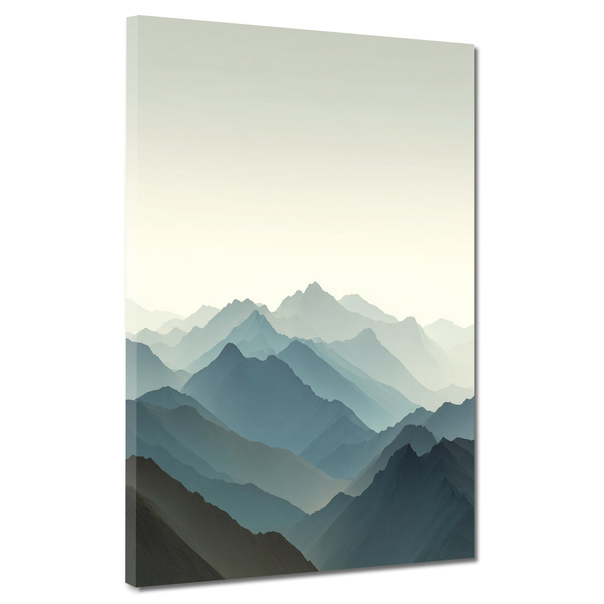 Berglandschaft minimalistisch – Wandbild