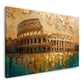 Berlin Wahrzeichen Gold abstrakt und expressiv Wandbild
