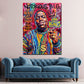 Biggie Hip Hop Pop Art Wandbild im Wohnzimmer