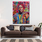 Biggie Hip Hop Pop Art Wandbild an der Wand im Raum