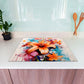 Blumen Abstract Splash Herdabdeckplatte Induktionsschutz für Ceranfeld & Küche Deko