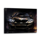 BMW M Sportwagen schwarz gold Lichtspiel Wandbild
