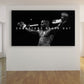Boxer Zitat Mike Style Motivation schwarz weiß Wandbild