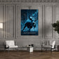 Bulle Börse zur Motivation Money Never Sleeps Wandbild