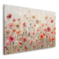 Bunte Mohnblumen Wiese als farbenfrohes Gemälde Wandbild