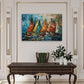 Maritimes Wandbild im Querformat an einer Wohnraumwand