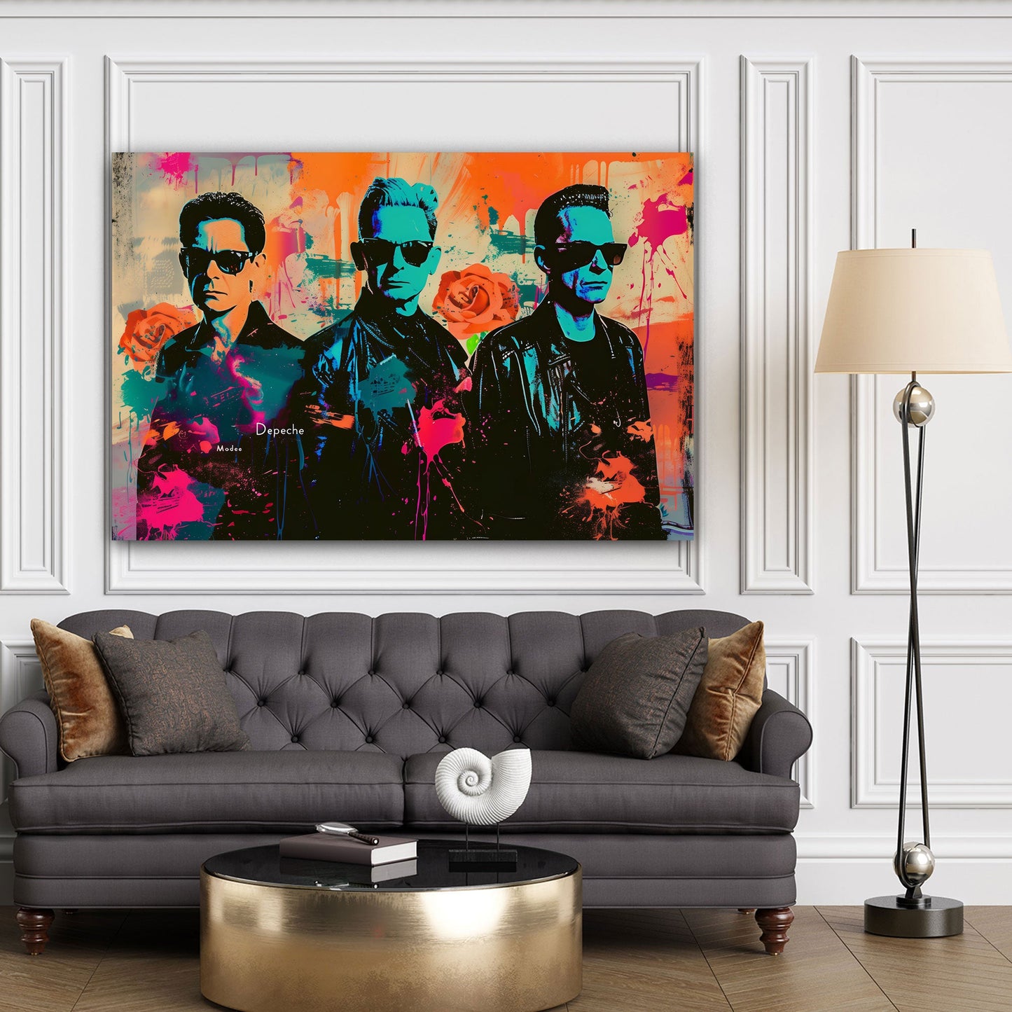 Depeche Mode Pop Art Männer Porträt modernes Wandbild