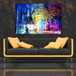 Dubai Pop Art Skyline Burj Khalifa Architektur Wandbild