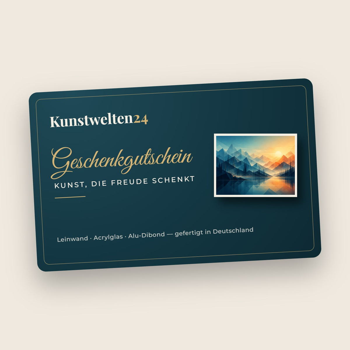 Kunstwelten24 Geschenkgutschein für Wandbilder
