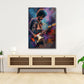 Hendrix bunt und urban in kräftigen Tönen Wandbild