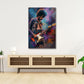 Hendrix bunt und urban in kräftigen Tönen Wandbild