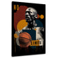 Jordan mit Basketball und grenzenloser Motivation Wandbild
