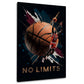 Jordan No Limits Basketball spektakulärer Dunking Wandbild