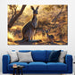 Känguru Australien Outback Natur Sonnenuntergang Wandbild
