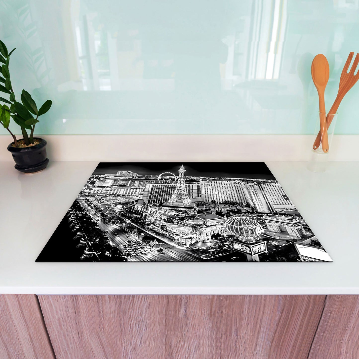 Las Vegas Nevada, USA Herdabdeckplatte Induktionsschutz für Ceranfeld & Küche Deko