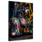 Luxus Handtasche mit Graffiti Design Fashion Wandbild