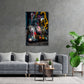 Luxus Handtasche mit Graffiti Design Fashion Wandbild