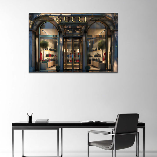 Luxus Store Eingang Boutique für Handtaschen Wandbild