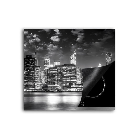Manhattan NY Skyline Herdabdeckplatte Induktionsschutz für Ceranfeld & Küche Deko