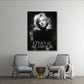 Marilyn Porträt schwarz weiß Glamour Ikone Wandbild