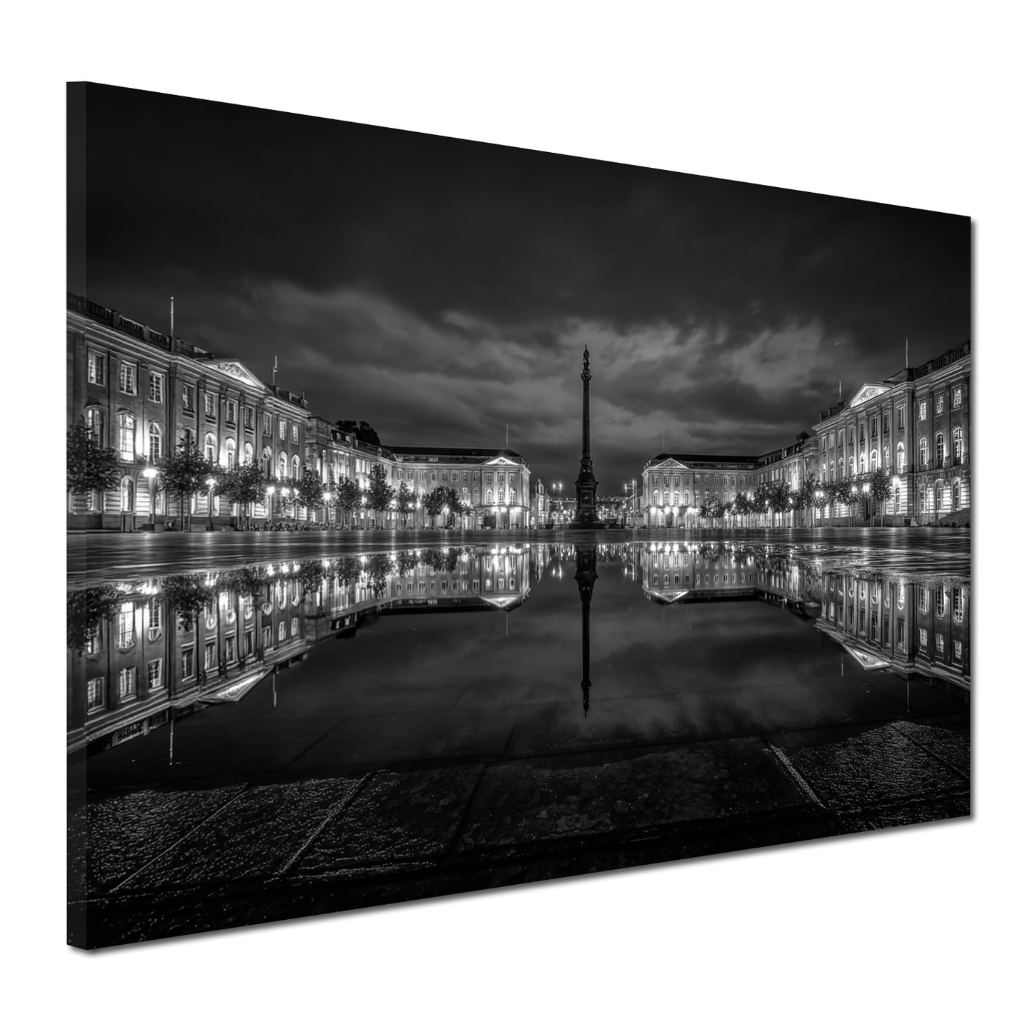 Max-Joseph-Platz München schwarz weiß Wandbild