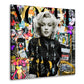 Wandbild Pop Art Ikone Marilyn Style