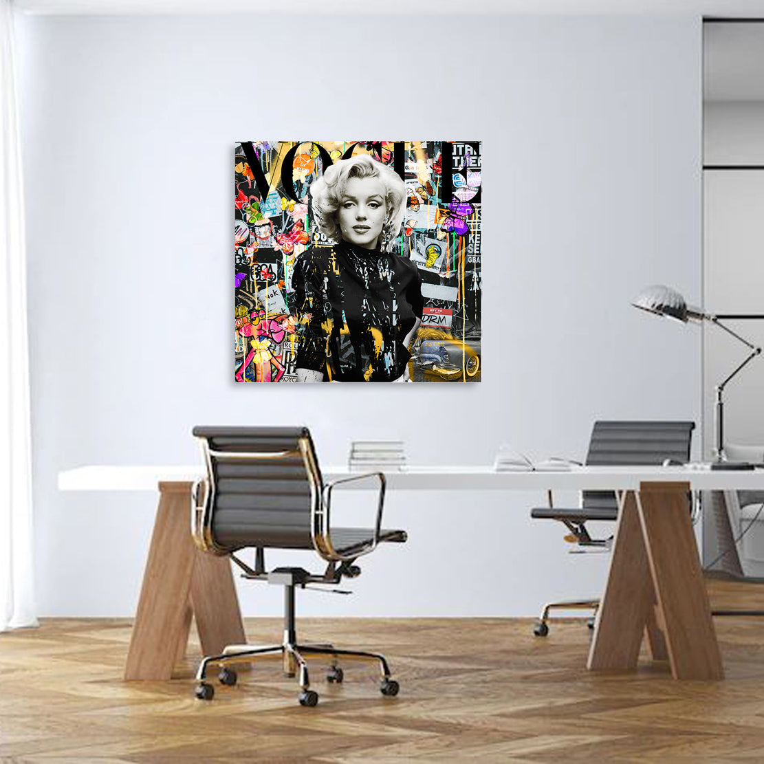 Wandbild Pop Art Ikone Marilyn Style