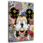Comic Maus Wandbild Pop Art Finger Style Street Art