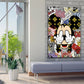 Comic Maus Pop Art Street Art als Wandbild im Raum