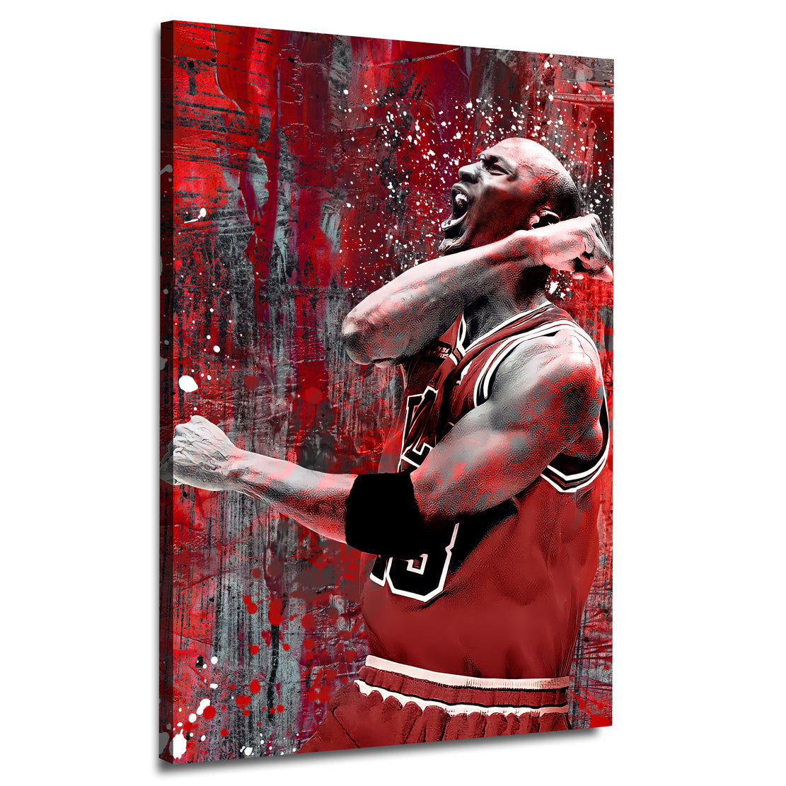 Basketball-Legende Red Style – Wandbild