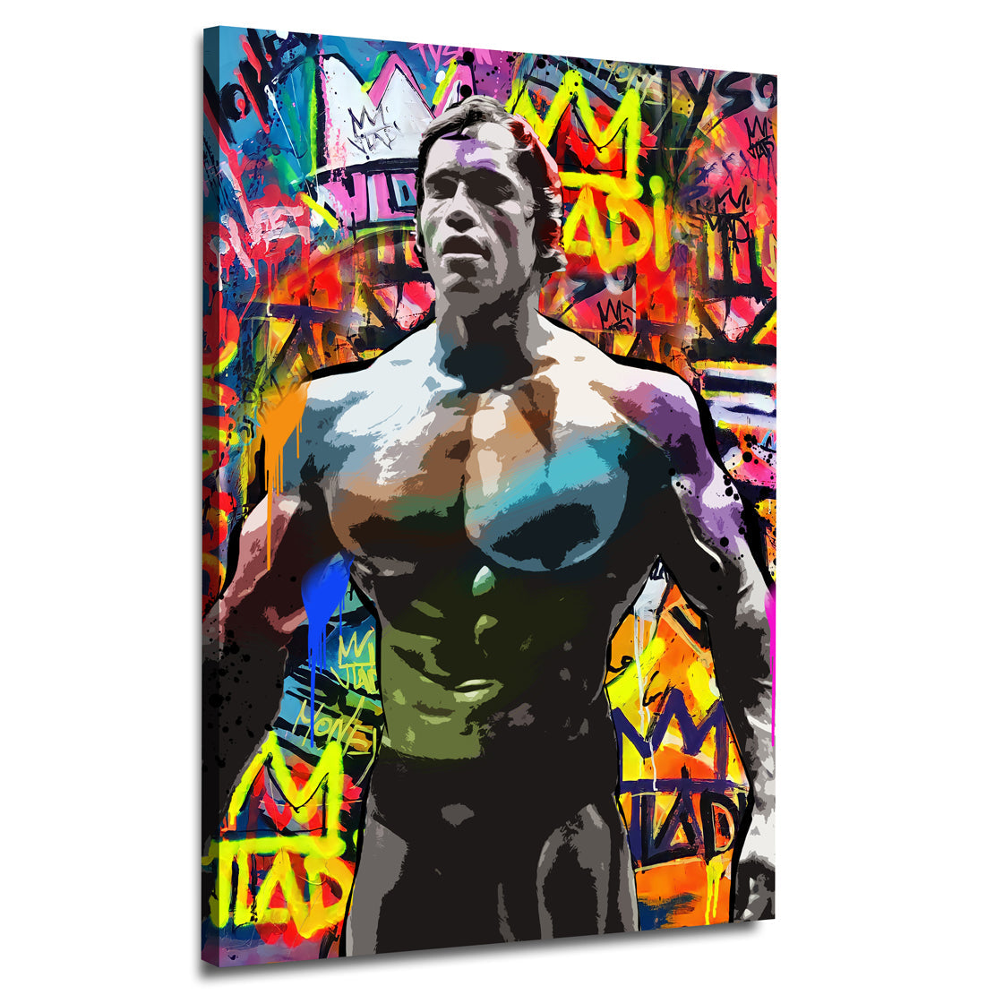 Arnold Bodybuilder Pop Art – Wandbild