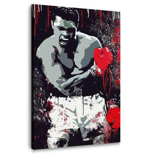 Wandbild Boxer Pop Art Style