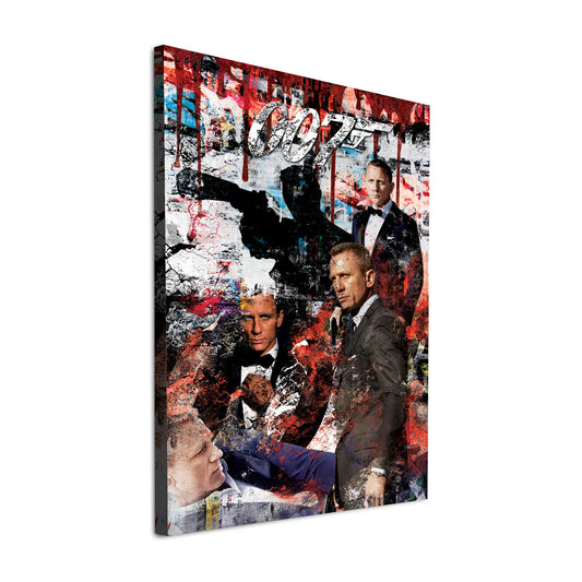 Bond Wandbild im Pop Art Style