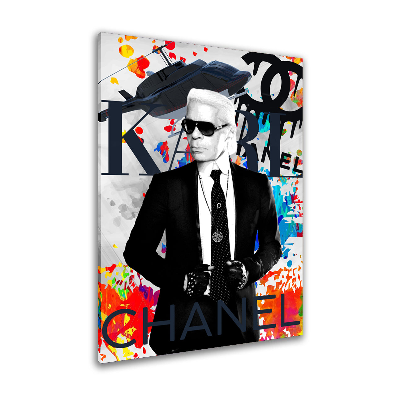 Wandbild Karl Pop Art Style