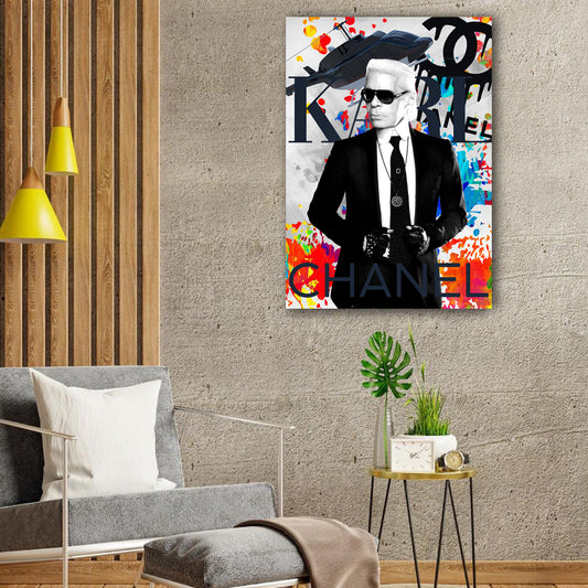 Wandbild Karl Pop Art Style