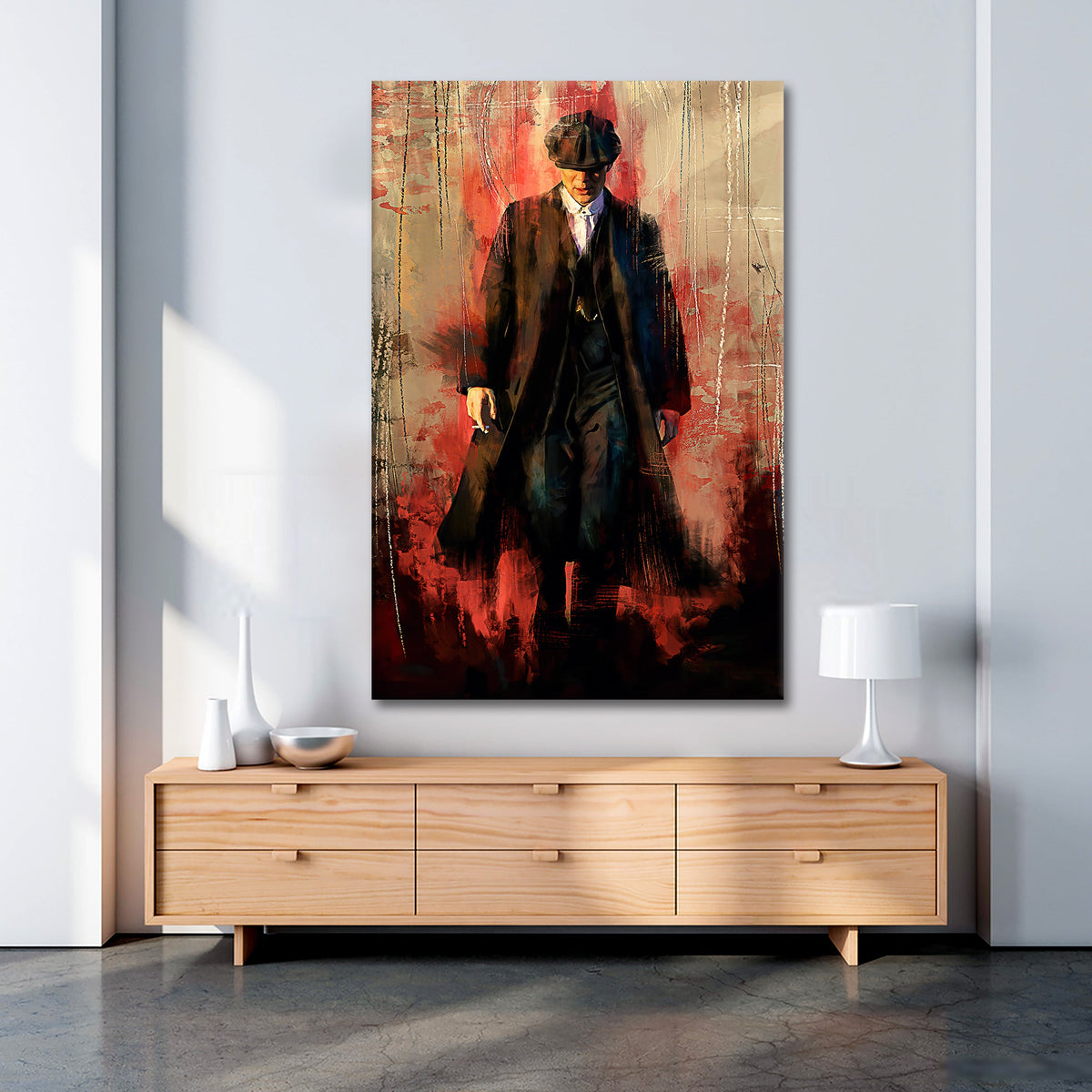 Blinders Abstract Style Wandbild als Alu-Dibond Bild
