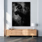 Wandbild schwarzes Pferd Black Style