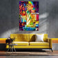 New Yorker Straßen im Pop Art Style als Acrylglasbild