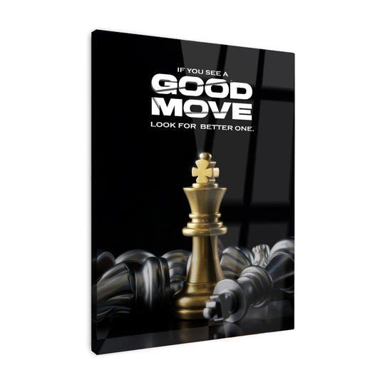 Motivation Schachspiel Look for a Better One Erfolg Wandbild