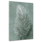 Naturmotiv Palmblatt minimalistisch grün Wandbild
