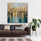Orientalische Stadt Gold abstrakt und elegant Wandbild