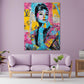 Pop Art Audrey Porträt Vintage Look Wandbild