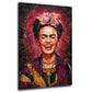 Pop Art Frida Ikone Porträt Wandbild