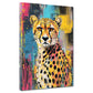 Pop Art Gepard Urban Style Wandbild
